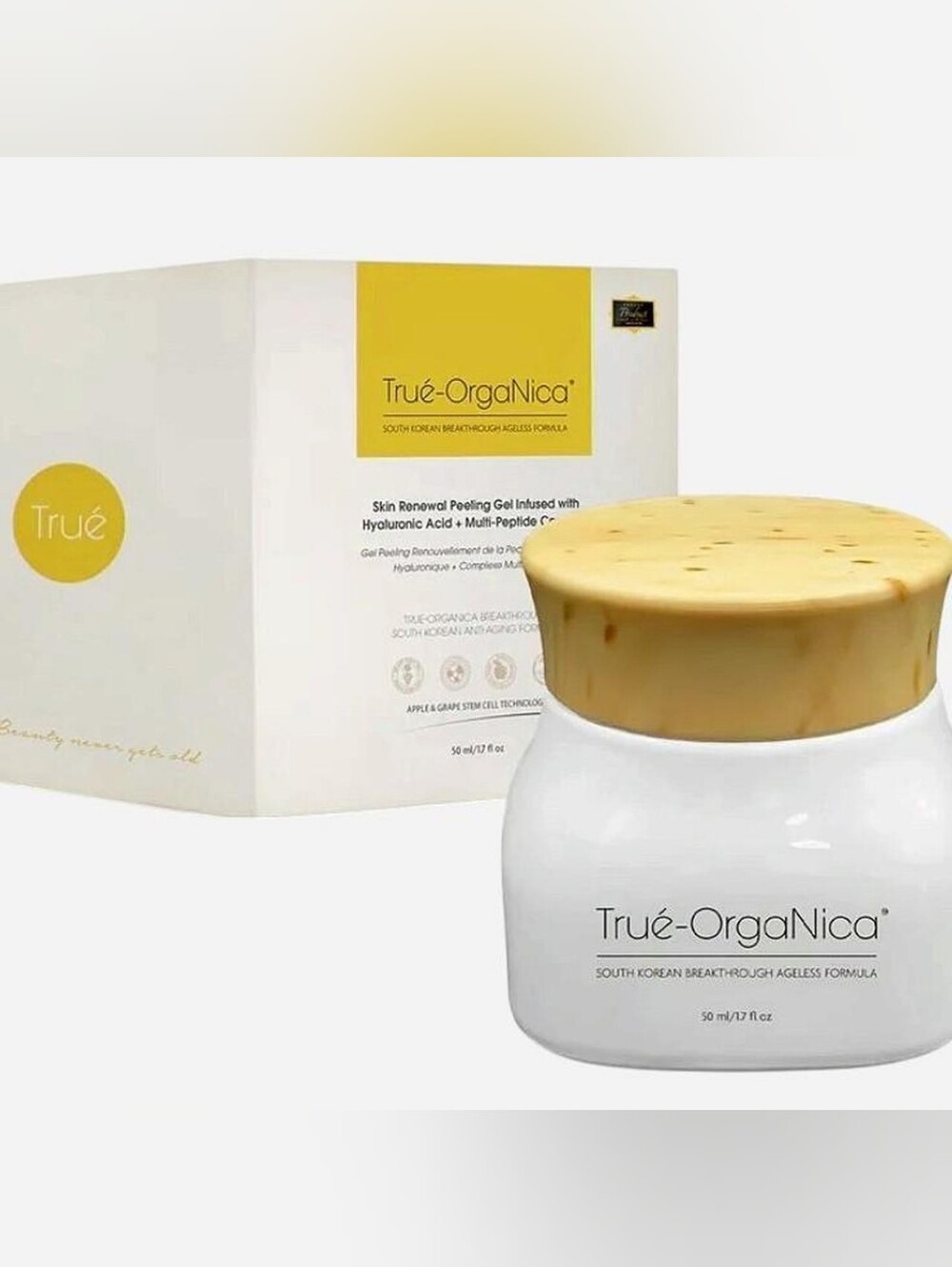 True-Organica Skin Renewal Peeling Gel with Hyaluronic Acid & Multi-Peptides